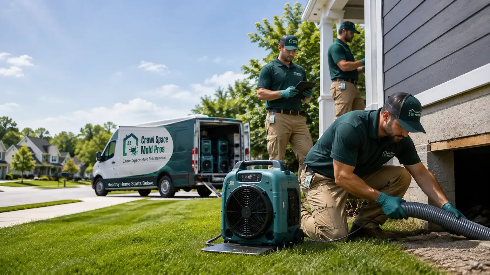 Crawl Space Mold Removal in Windham, CT